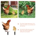 thumbnail image 2 of 2pcs Acrylic Chicken Stake Garden Sign Front Yard Lawn Chicken Signs Inserting Chicken Stake Decor, 2 of 9