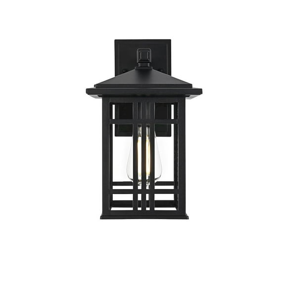 Elegant Lighting Harley 13 inch Outdoor Wall sconce in Black