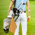 thumbnail image 5 of Lsque Cute Popcorn Premium Golf Towel - Ultra Absorbent and Quick Drying Microfiber Towel with Carabiner - Gift for Men -24" X 16", 5 of 8