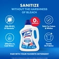 thumbnail image 6 of Lysol® Laundry Sanitizer Additive, Laundry Detergent Additive, 0% Bleach, Crisp Linen Scent, 90 oz, 6 of 13