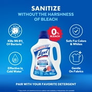 Lysol Laundry Sanitizer Additive, Sanitizing Liquid for Clothes and Linens, Crisp Linen, 90 fl oz