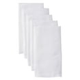 thumbnail image 1 of Gerber 5 Count Organic Birdseye Prefold Cloth Diaper, White, 1 of 6