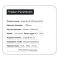 thumbnail image 5 of For Ender 3 V3 SE Hotend Kit 260 High Temperature Hotend Replacement 0.4mm Nozzle for Creality Ender 3 V3 SE 3D Printer.., 5 of 5