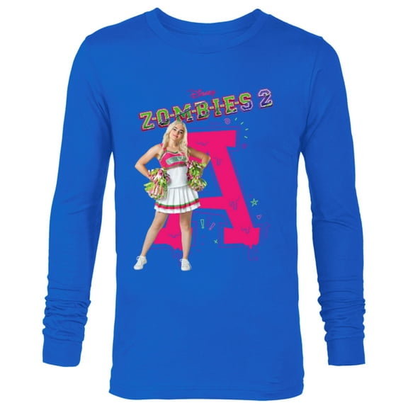 Disney Channel Zombies 2 Addison Cheer A - Long Sleeve T-Shirt for Men- Customized-Royal