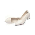 thumbnail image 4 of UKAP Ladies Anti-Slip Slip On Pumps Wedding Lightweight Beige 7.5, 4 of 8