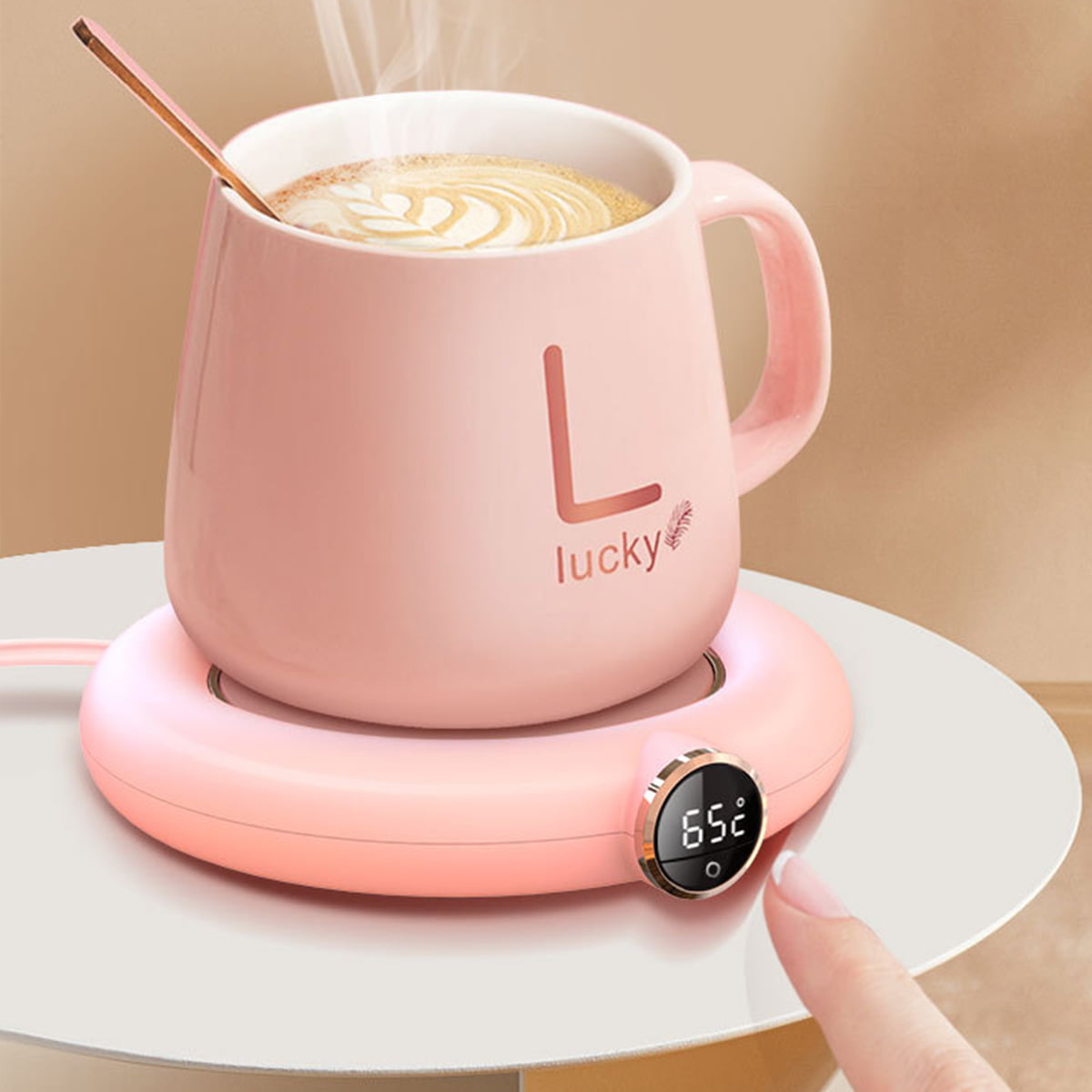Niyofa Electric Coffee Mug Warmer 5V 10W USB Rechargeable Coffee Cup Heater  Port
