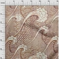 thumbnail image 3 of oneOone Cotton Flex Brown Fabric Japanese Quilting Supplies Print Sewing Fabric By The Yard 40 Inch Wide, 3 of 6