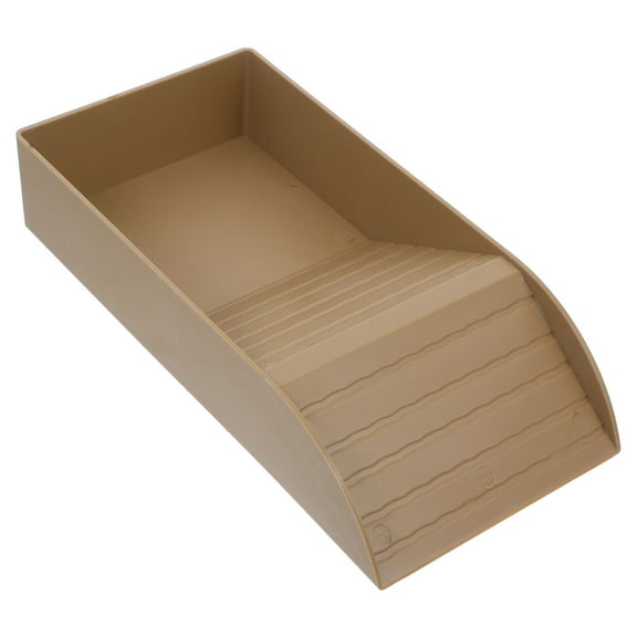 Masteelf Reptile Tank Accessories Large Snake Water Bowl Light Brown
