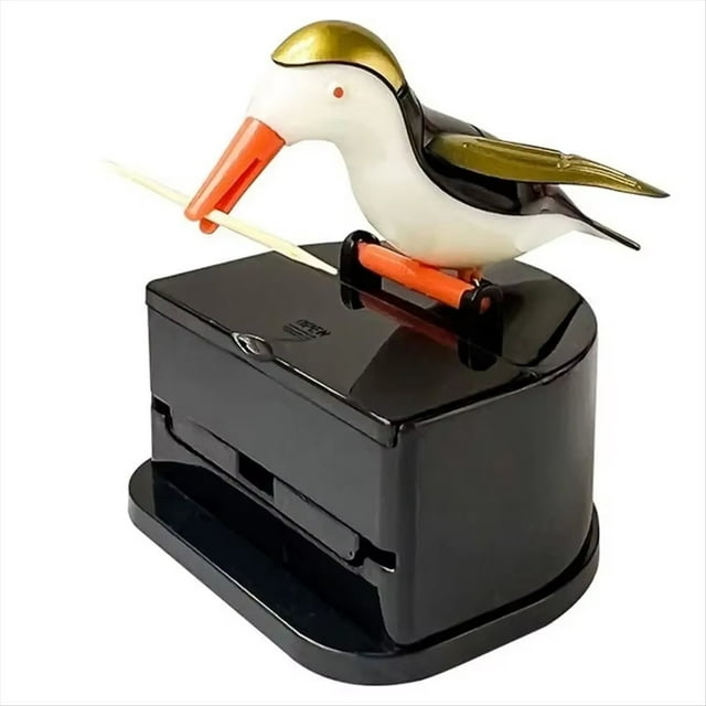 Contenedor para Palillos de Dientes con Diseño de Colibrí de , Dispensador Automático de Palillos, Caja para Decoración del Hogar, Accesorios de Cocina