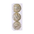 thumbnail image 5 of Hvmvliv Champagne-colored Sparkling Sequin Christmas Ball Tree Decoration Metallic Finish Ornament Gold, 5 of 6