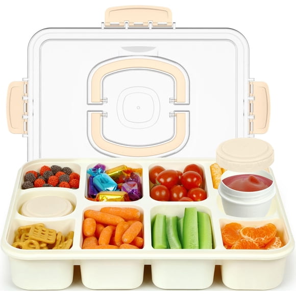 Snackle Box Container Caperci Original con 10 compartimentos y tapa