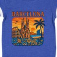thumbnail image 4 of Inktastic Barcelona Spain City Boys or Girls Baby Bodysuit, 4 of 5