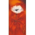 thumbnail image 2 of Jansma, Betty 18x32 Gold Ornate Wood Framed with Double Matting Museum Art Print Titled - Anemone II, 2 of 4