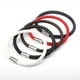 thumbnail image 5 of Brazalete Qarigey de cuero para hombre con hebilla de piedra imán de acero inoxidable trenzado, 5 of 6