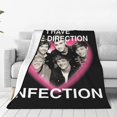 thumbnail image 2 of One Music Direction Flannel Blanket Air Conditioning Blanket Nap Blanket Sofa Throw Blanket Throw Blankets 60"X50", 2 of 6