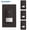 4, variant on General Occupancy Motion Sensor Light Switch, PIR Infrared Motion Activated Wall Switch, No Neutral Wire, Single Pole for CFL/LED/Incandescent Bulb, Wall Plate Included, (4 Pack, Matte Black)