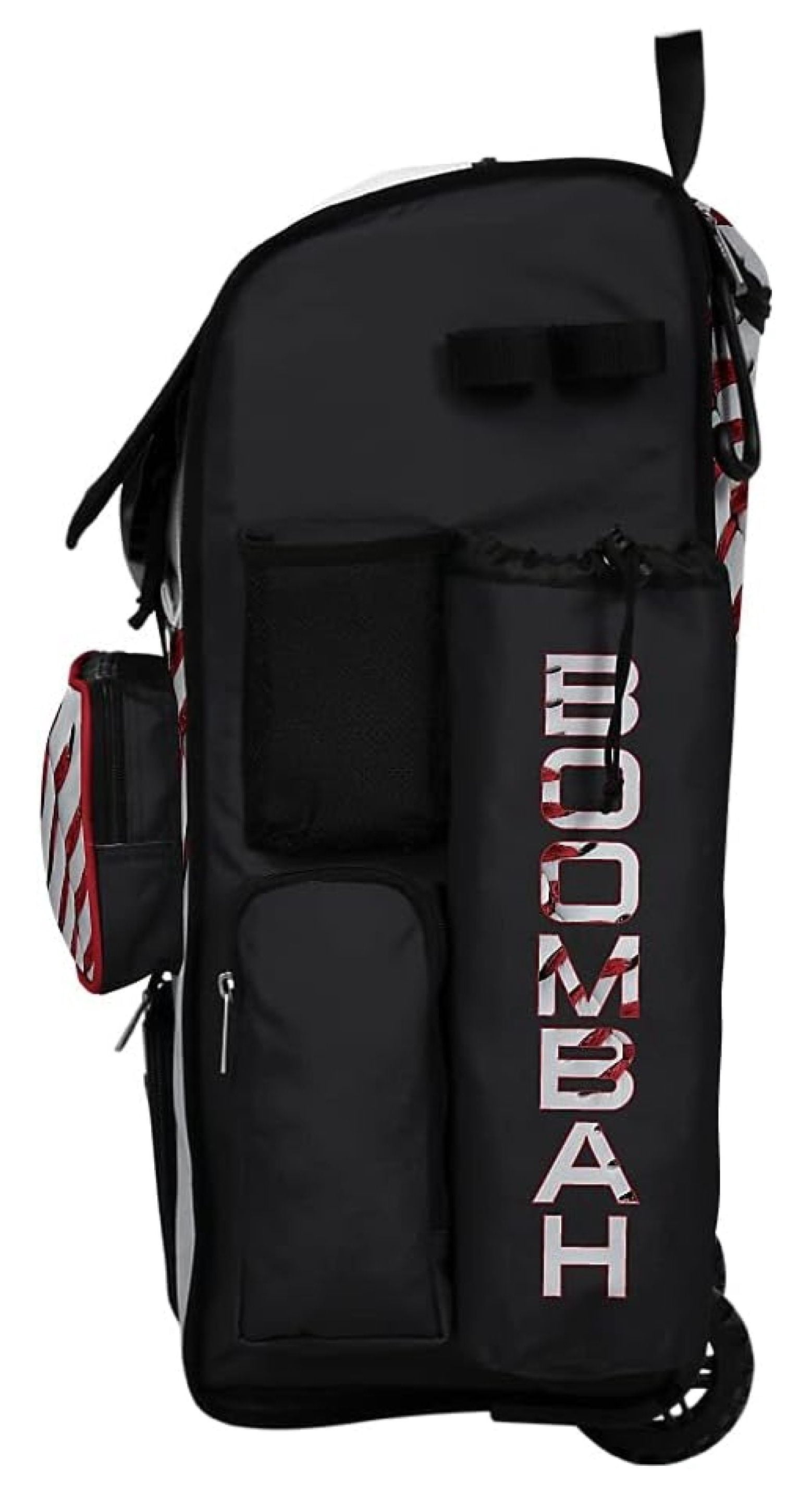 Rolling Baseball Softball Gear Bag XYT Wheeled Telescopic Handle Holds 4 Bats for Sports Travel