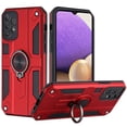 thumbnail image 2 of For Apple iPhone 13 (6.1") Armor Hybrid with Built in 360° Ring Kickstand Shockproof Hard PC, TPU Silicone Bumper Cover ,Xpm Phone Case [ Red ], 2 of 8