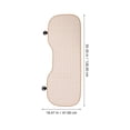 thumbnail image 2 of ADDHAT Cojín Decorativo Para Asiento Trasero De Auto En De Y Lino Color Beige Antideslizante, 2 of 6