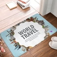 thumbnail image 4 of Balery World Travel Felpudo de franela, resistente a las manchas y a la decoloración, para uso interior y exterior, fácil de limpiar, 40 x 60 cm, 4 of 7