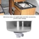 thumbnail image 4 of Fregadero De Baño Para Vehículos Recreativos, De Acero Inoxidable, Mini Lavabo Individual Para Vehículos Recreativos, Para Coches, Barcos, Vehículos Recreativos, Yates,, 4 of 7