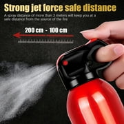 2 Pcs Portable Fire Extinguisher | 4-in-1 Small Fire Extinguisher for Home, Garage, Kitchen, Car | For Electric, Textile and Grease Fires |Easy Clean | Wall Mount Incl