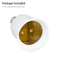 thumbnail image 5 of EROCK 10 Pack E12 to E26 / E27 Socket Adapter Chandelier Converter Light Base Adapter, 5 of 10