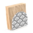 thumbnail image 2 of Napkin Holder Table Napkin Holder Kitchen Napkin Holder Acrylic Napkin Holder Restaurant Napkin Holder Fashionable and Durable White Flowers Pattern, 2 of 8