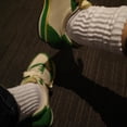 thumbnail image 3 of Womens Scrunch Crew Socks: Retro Solid Slouch Mid Calf Socks - Cotton Casual Athletic Socks, 3 of 4