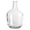 transparent, variant on WASHWEPE Flower Vase Transparent Glass 1Pcs 11.8x7.1x7.1in