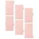 thumbnail image 1 of FUTUREORYY Organizador Para Papel Con Divisores De Pestañas Para De 6 Anillos Rosa, 1 of 8