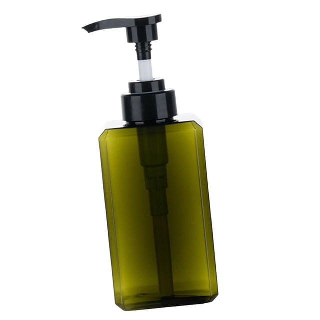 Dispensador de detergente para ropa Bomba Suavizante de telas Contenedor de blanqueador Botella Líquido 450ml Verde