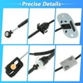 thumbnail image 4 of Cable de Cambio de Transmisión Automática Unique Bargains No.8S4Z7E395AG para Ford Transit Connect 2010-2013 para Ford Focus 2008-2011 4F27E 2.0L A/T Auto Trans Range Control Lever Cable Assembly, 4 of 7
