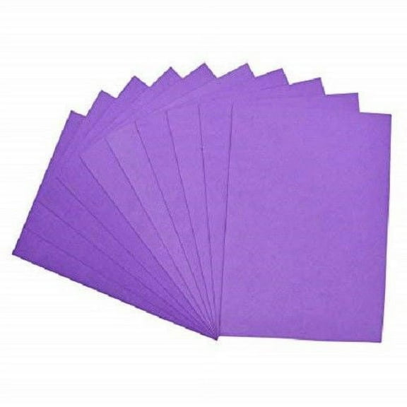 Plain EVA Foam Sheets, 10-Piece 12" X 18" 2MM Purple