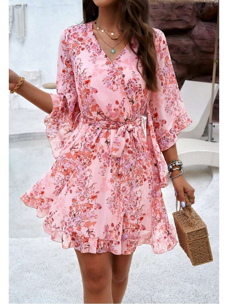 floral dress mini flowy White Floral Silk Mini Flowy Mini Dress – s o l i s t i a l