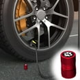 thumbnail image 4 of Tgbvmt Tire Plug Core Caps, Foot-Print Pattern Aluminum Valve Stem Covers, Stylish Protection for Car, Motorcycle Tires, Prevents Dust & Leakage, Easy Installation for Vehicles, 4 of 6