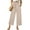 509_Beige, variant on Jxximdong Pants for Women Women's Linen Wide Leg Pants Casual Loose High Waist Beach Haren Pants Pockets Green L Trousers