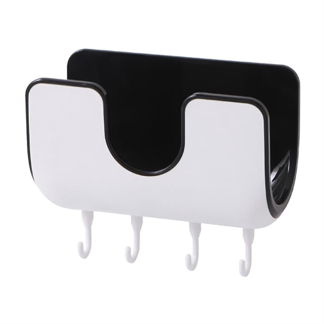 Advancent Estante de almacenamiento para tapa de olla montado en la pared Soporte universal para tapa de olla Organizador de tapa de olla perforada libre Almacenamiento y organización del hogar Negro Advancent HA028043-01