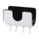 thumbnail image 1 of Yuarrent Estante de almacenamiento para tapa de olla montado en la pared Soporte universal para tapa de olla Organizador de tapa de olla perforada libre Almacenamiento y organización del hogar Negro Yuarrent HA028043-01, 1 of 1