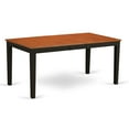 thumbnail image 4 of East West Furniture Nicoli 7-piece Dining Set with Wood Seat in Black/Cherry, 4 of 8