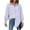 Purple, variant on Striped Button Down Shirts for Women Smocked Cuffed Trendy Blouse Causal Long Sleeve Tops With Pocket S