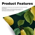 thumbnail image 2 of Pear Pillow Covers Set with Unique Patterns - 16x16, 18x18, 20x20 Inches - Set of 2 Elegant Pillow Inserts, Throw Pillows Covers for Home for Any Occasion, 2 of 6