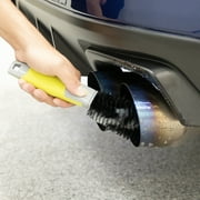 Auto Drive 13-Inch Car Wheel and Brake Dust Removal Brush, Gray