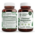thumbnail image 2 of Natural Nutra Chelated Magnesium Oxide 250mg, Promotes Healthy Bones, Dental Health - 180 Tablets, 2 of 5