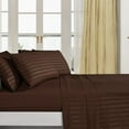 thumbnail image 2 of SHCKE Bed Sheet Set Dobby Stripe 100% Cotton Sateen 400 Thread Count King/Queen/Full Size Sheet Set Soft Bed Sheets, 2 of 3