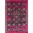 thumbnail image 2 of United Weavers Caledonia Mirna Farmhouse Border Area Rug, Magenta, 9'10" X 13'2", 2 of 5