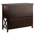 thumbnail image 6 of Contemporary Home Living 43.75" Teak Brown Contemporary Buffet Cabinet, 6 of 8