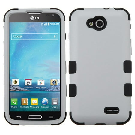 UPC 889231152807 product image for Insten Gray/Black New TUFF Hybrid Rugged Hard Shockproof Phone Cover Skin Case F | upcitemdb.com