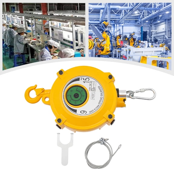 1 PCS Yellow Spring Tool Balancer, Retractable Spring Balancer, Retractable Tool Fixture Holder