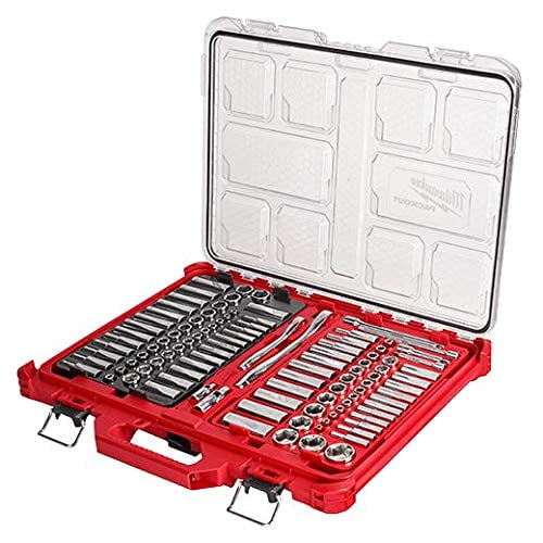 Milwaukee 48-22-9486 1/4"-3/8? Ratchet Socket Set w/PACKOUT Case - 106pc